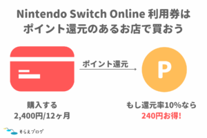 【Nintendo Switch Online】安く済ましたい！2つの加入方法 | そらえブログ